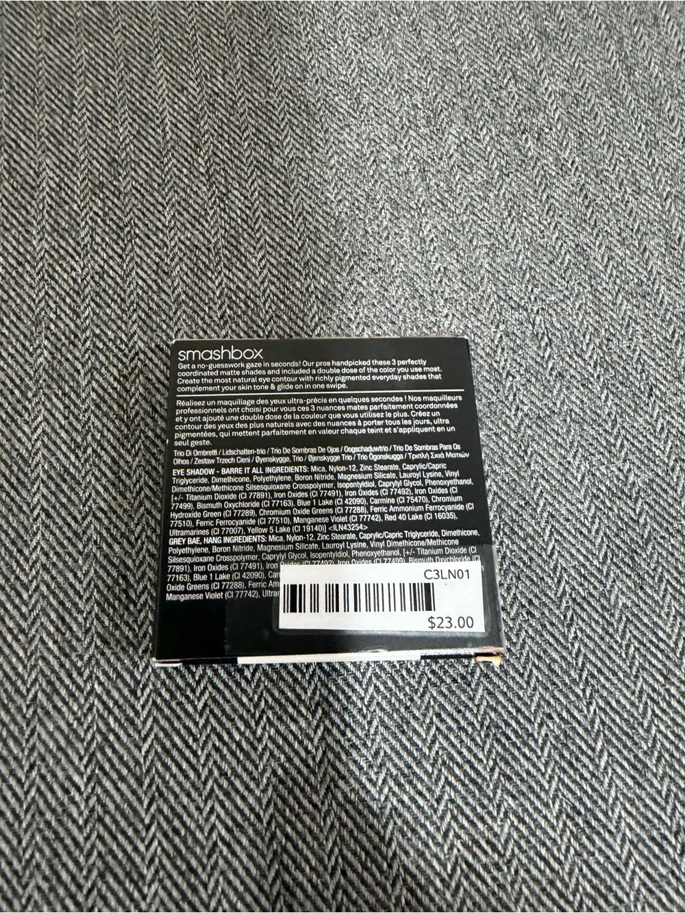 Smashbox three pan